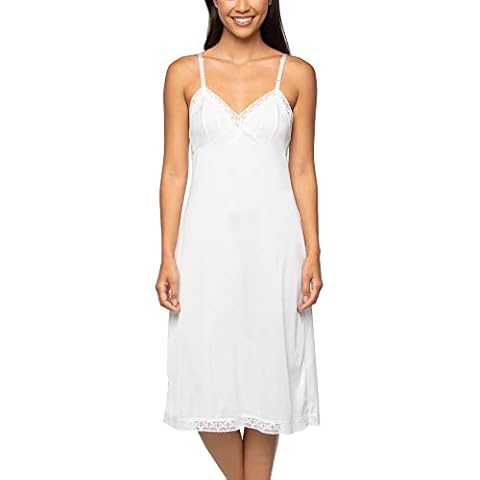 Vanity Fair Women's Rosette Lace Full Slip Cover