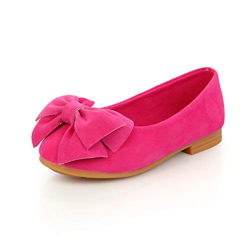 Little Girl's Rose Bow Mary Jane Dress Shoe 8 M US Toddler