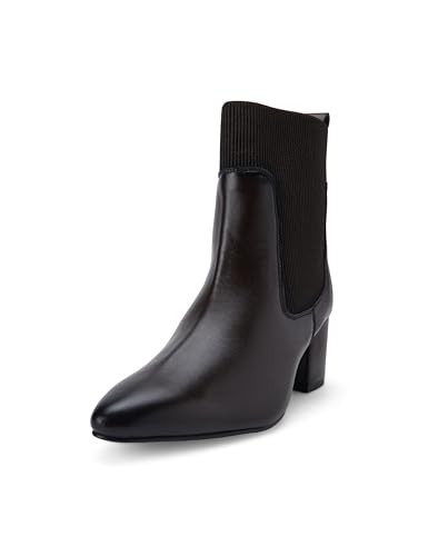 Image of Metro Women Synthetic Ankle-Length Chelsea Block Heel Boots