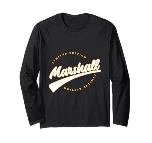 Design amusant et personnalisé pour Marshall Manche Longue