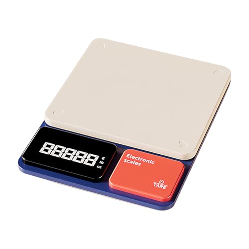フードスケール - デジタルキッチンスケール 0.1g〜5kg、5単位LEDディスプレイ、USB Type-C充電式 | コーヒー、パン、デザート、調味料、家庭用、ベーカリー、レストラン、カフェ、ケータリング、トラックなどに最適なポータブルな食事準備用スケ