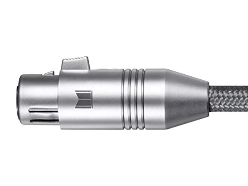 Cable de Audio XLR Macho a XLR Hembra 2 Metros Gris miniatura 6