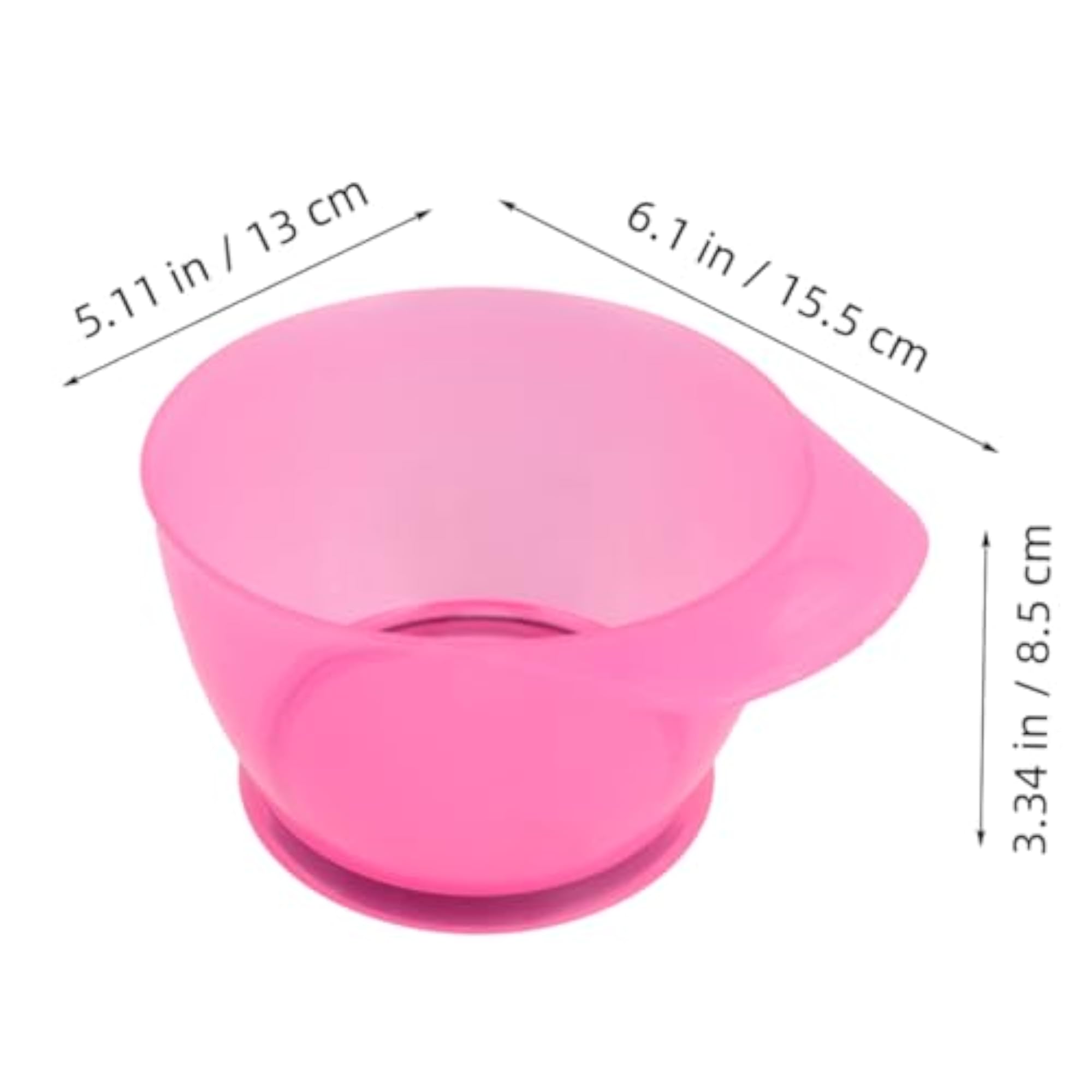 3pcs DIY Hair Dye Kit with Thickened Bowls for Home Salon Use