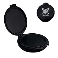 Stempelkissen Fingerabdruck,schwarzes Daumenabdruck Tintenkissen für Notarbedarf,Tragbares Stempel Fingerabdruck,Ink Pad für Identifikations sicherheits-ID-Fingerabdruck Karten Strafverfolgung