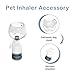 STARSUM Cat Inhaler Spacer, for Cats and Small Dogs, Pet Aerosol Chamber with Silicone Mask, for First Aid at Home or Outdoors S