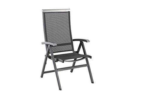 Preisvergleich Produktbild MWH Klappsessel Forios, anthrazit, UVP 129.