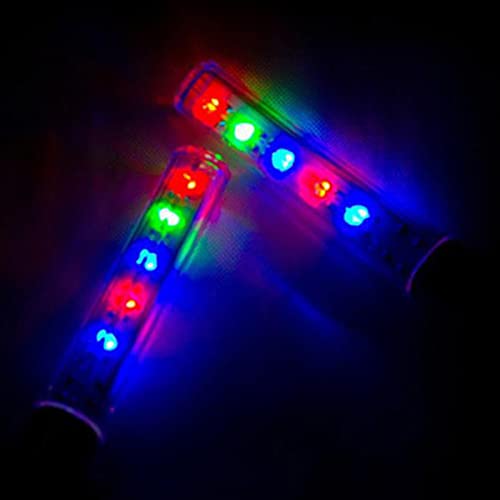 PW TOOLS Luz LED para Bicicleta,Luz LED para Llantas Bicicleta, luz para Silla Ruedas | Luz la Tapa la válvula la Rueda del neumático del Flash del LED para el neumático