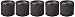 5 pack New Filter Replacement rewashable Polyester element for air compressor replaces Champion P5051A Ingersol Rand 32165466 32012957 Quincy 110377E100 Grainger 1R417