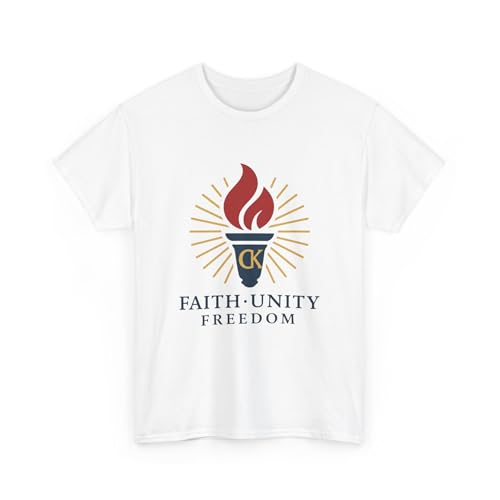 Charlie Kirk Faith, Unity & Freedom Tee for Spiritual Seekers, Unisex Graphic Tee for Celebrations3