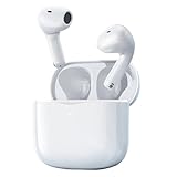 Bluetooth Headphones (3rd Generation) In-Ear Wireless Headphones for Phone, 2024 HiFi Stereo Noise Canceling Earbuds,24H Playtime with Charging Case,IPX7 Waterproof Earbuds for Computer/Android,White
