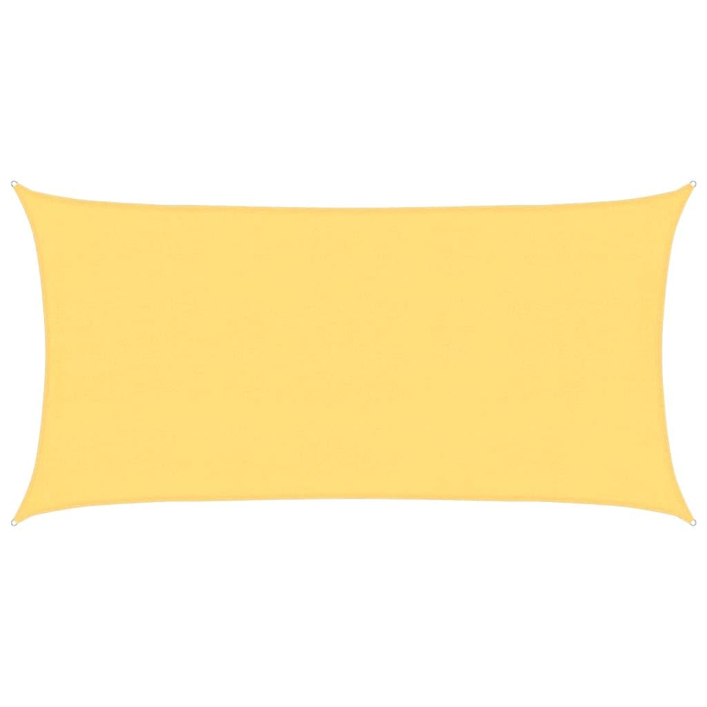 Beżowy żagiel przeciwsłoneczny HDPE 160 g/m² 4x7 m