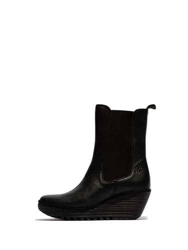 Fly London, Botas para Mujer, 39, Negro