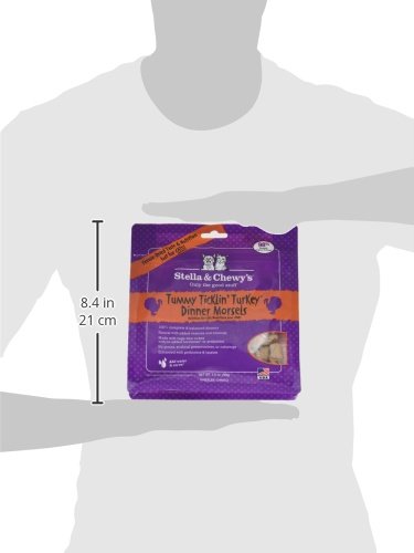 Stella & Chewy’s Freeze-Dried Raw Cat Dinner Morsels – Grain Free, Protein Rich Cat & Kitten Food – Tummy Ticklin’ Turkey Recipe – 3.5 Oz Bag #TOP7