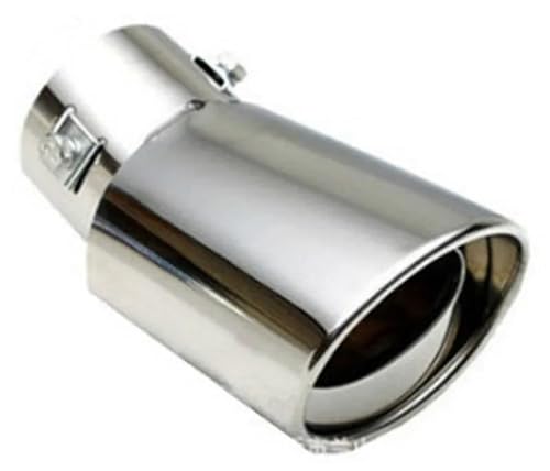 Auspuff Schalldämpfer Universal-Auspuff-Schalldämpfer-Spitze Edelstahlrohr Chromverkleidung Modifiziertes Auto-Heck-Heck-Kehle-Liner-Zubehör Endrohre & Endrohrteile
