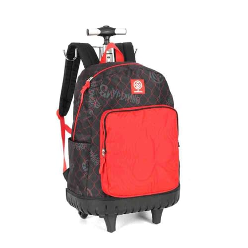 Mochila Carrinho Luxcel Enaldinho Vermelho Mc47512up