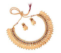 Gram Gold Plated Short laxmi Haram 