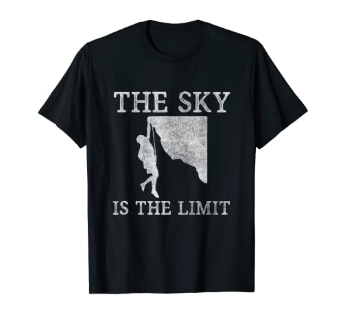 Escalador vintage The Sky Is The Limit Camiseta