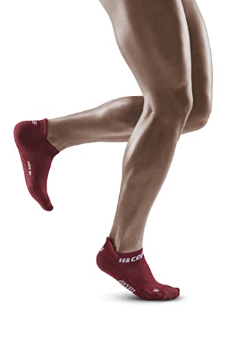 CEP The Run No Show Socks, Dark Red, Men, IV