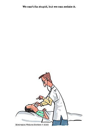 Mwb 4 Funny Note Pads With Medical Humor - Perfect Novelty Gift For Doctor, Coworker Or Friends | Pack Of 4 | 4.25" X 5.5" With 50 Sheets Per Pad #TOP5