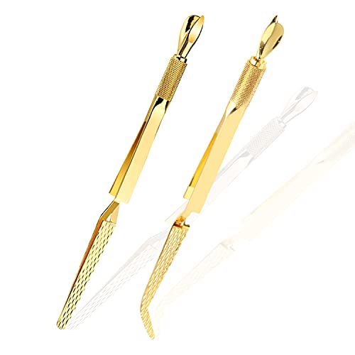 Outils de pincement nail art dorés lot de 2 pour manucure