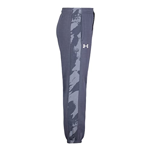 Under Armour boys Joggers, Sweatpants With Camo Stripe & Drawstring Closure2