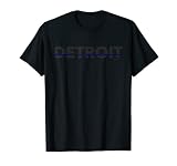 Detroit Shirt T-shirt de police Michigan Ligne bleue T-Shirt