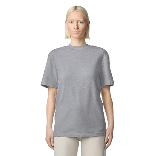 T-Shirt pour adulte American Apparel G1PQ col montant en maille piquée