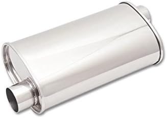 Vibrant 1127 Streetpower Oval Muffler- 3in. Inlet/Outlet