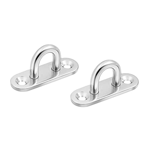 CIYODO Stainless Steel Ceiling Hooks 2 Pack Swing Hangers for Hammocks Ceiling Fans Kitchen