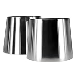 Urcollections 2 Pack SS304 Stainless Steel Concentric Reducer Pipe Fitting (2