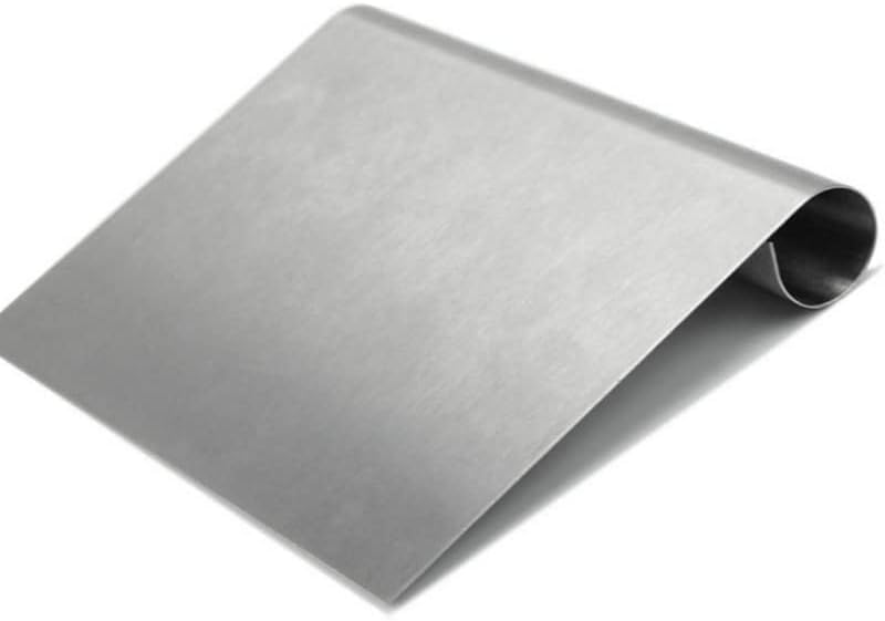 Miniatura 3 de Raspador de masa de acero inoxidable multiusos para tartas, cortador de pizza, pastelería, separador de pan, herramienta de cuchillo de escala,