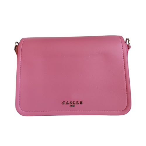 Sac à bandoulière Gaelle fini les sacs lourds avec ce mini bag rose simili-cuir léger