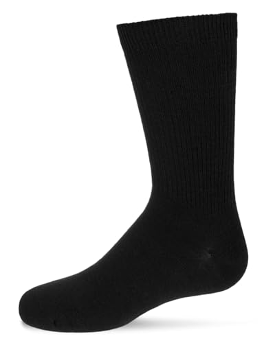 MeMoi Boys' 3 Pair Pack Thin Ribbed Cotton Blend Crew Socks3