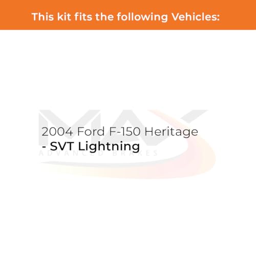 Image of Max Advanced Brakes Front & Rear Brake Kit For Ford F150 Heritage