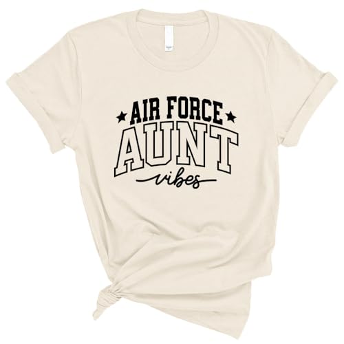 TeesAndTankYou Air Force Aunt Shirt Unisex