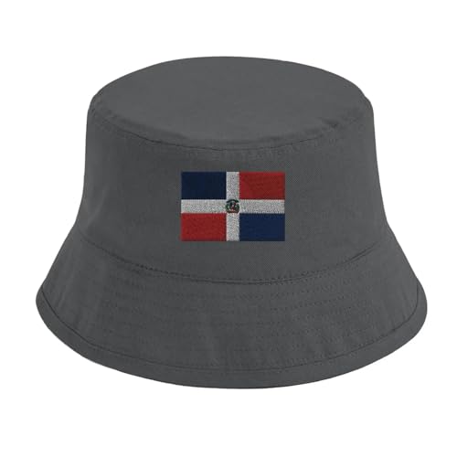 Bob drapeau République Dominicaine chapeau été soleil homme femme