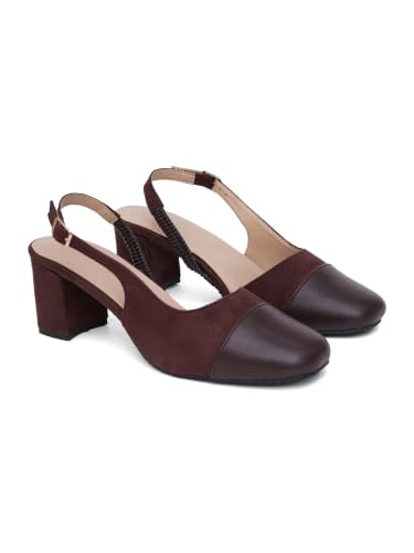 Image of TRYME Women's Mary Jane Block Heels | Single Strap Square Toe Pumps | Comfortable Chunky Heel Shoes for Office Casual Elegant Wear