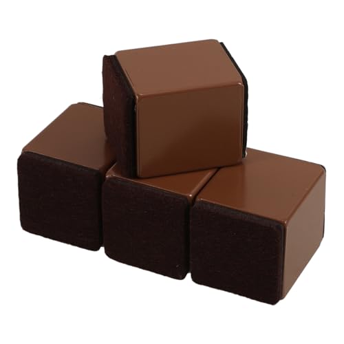 Uonlytech 4pcs Nonslip Furniture Risers for Bed Sofa and Table Heavy Duty Easy Installation Floor Protectors Pads for Increased Height and Stability