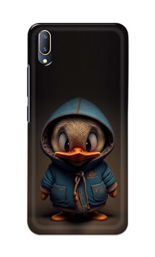 Image of Plastic Printfidaa Printed Hard Back Cover Case For Vivo V11 Pro Back Cover (Animated Duck) -112, Multicolor