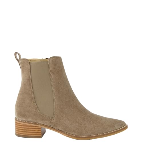 Paul Green 8271-01 Schlupfstiefel Rauleder Damen in beige - Gr....