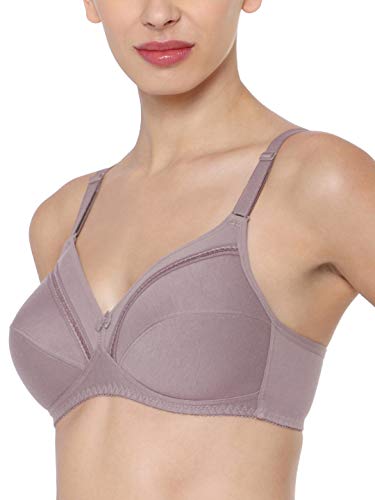 Image of Triumph Comfort Wireless Non Padded Everyday Women Cotton Bra Soft Breathable Cotton, Cut‑n‑Sew Cups 3 /4 Coverage, High Center Bridge Lace Trim & Bow Daily Comfort, Natural Shape Pack Of 1
