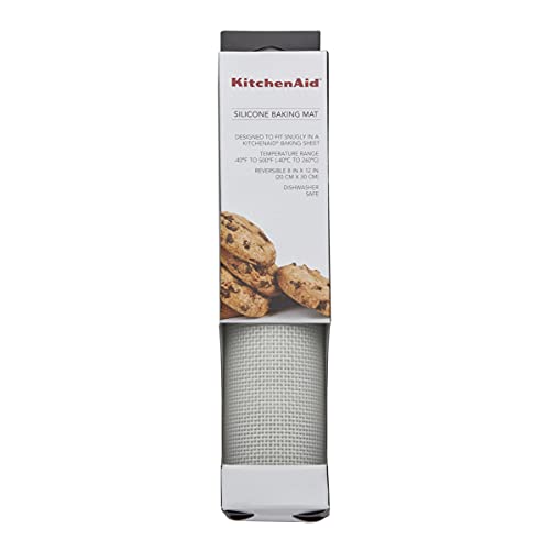 Kitchenaid Silicone Baking Mat, 8X12-Inch, Gray #TOP4