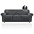 FestiCorp Velvet Sofa Cover, Couch Covers for 3 Cushion Slipcovers Sofas with Cushions, Stretch 4 Piece Thick Furniture Dogs Pets, Sofa, Grey