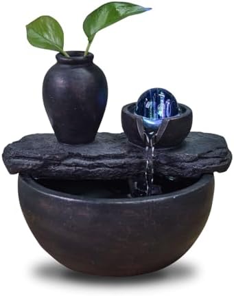 Éclairage LED et boule de verre