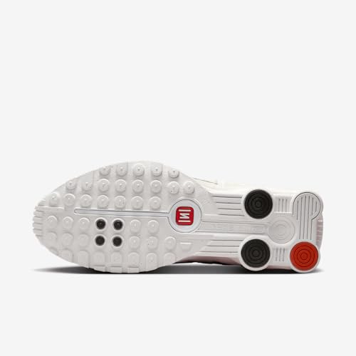 Nike Shox R4 Women's Shoes (AR3565-103, White/Phantom/Picante Red/White)2