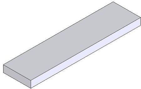 L. S. Starrett SFS-54407 3/8 Inch x1/2 Inch x 36 Inch Long Ground Flat Stock, Series 496 AISI O1 Oil Hardening InchMade of dimensionally stable chromium