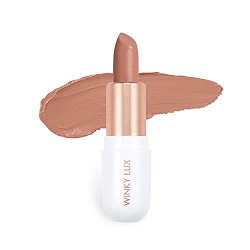 Winky Lux CrÃ¨me Dreamies, Nude Tint Shea Butter Moisturizing Lipstick, Nourishing High-Pigment Lip Balm Designed in New York City, 0.16 Oz, Butterscotch
