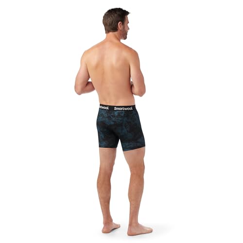 Image of Smartwool Men's Merino Print Boxer Brief Boxed