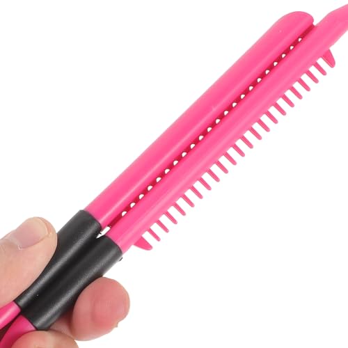 Peine para alisar cabello plegable en V compacto miniatura 3