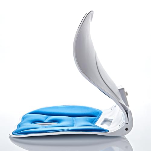 3 Pagen® ergonomischer Sitz für gerade Haltung – stützt & entlastet die Lendenwirbelsäule –Sitzschale für rückenfreundliches Sitzen – ideal für Büro, unterwegs oder zuhause – zusammenklappbar